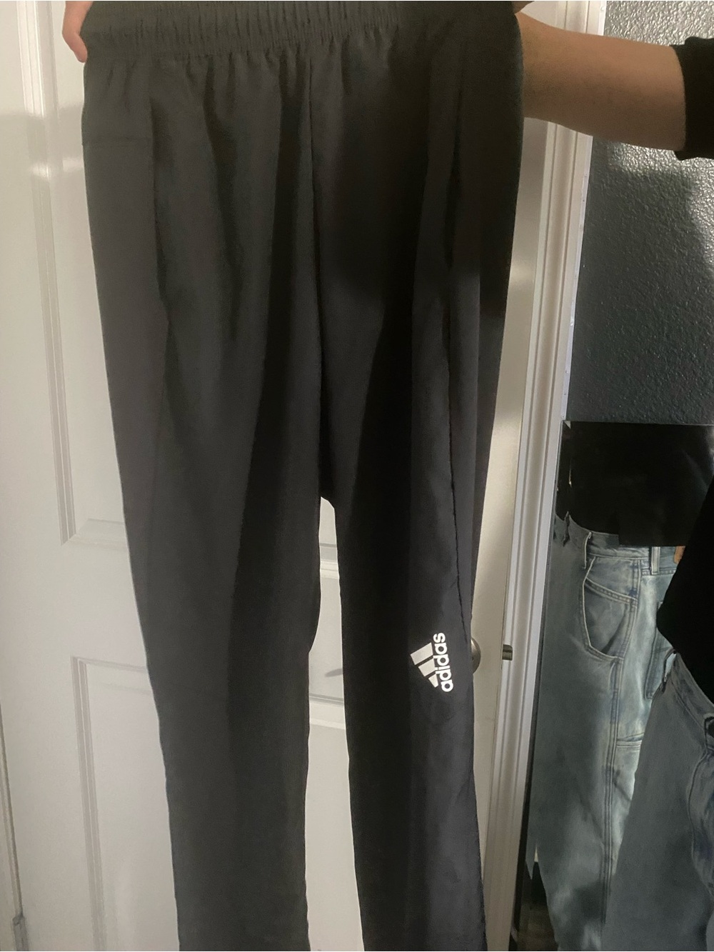 Adidas Mens Black Athletic Track Pants